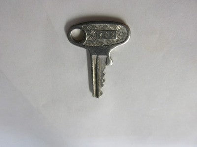 Vintage Yamaha OEM Factory Pre Cut Motorcycle Key # 402