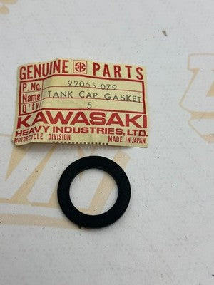 1 NOS Genuine 1971-1980 Kawasaki KV MT1 75 Oil Tank Cap Gasket OEM 92065-079 NEW