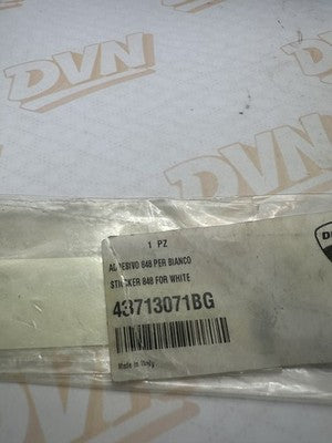 ADESIVO DUCATI 43713071BG 848 EVO 2011-2013 NUOVO ORIGINALE ADHESIVE CD