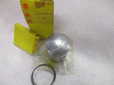 Suzuki TC120 nos 2nd over piston and ring set  1969-1972