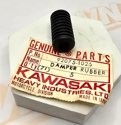 New OEM Kawasaki 92075-1026 Rubber Damper NOS