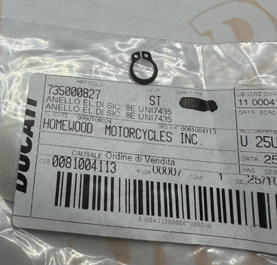 Ducati Circlip NOS 735000827 (L-8910)
