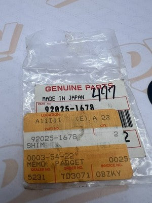 Kawasaki Shim Part Number 92025-1678