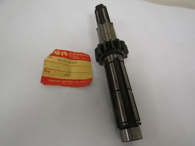 SUZUKI TS250 1969 NEW GENUINE COUNTER SHAFT 24121-16400