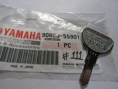 NOS OEM Yamaha Key Blank # 111, 90890-55901