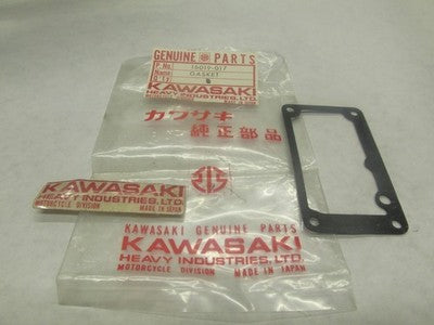 1 NOS 1972-1975 Kawasaki 350 F9 Big Horn Float Bowl Chamber Gasket OEM 16019-017