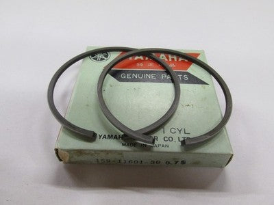 NOS OEM Yamaha 1967 305 YM2C Big Bear Piston Ring O/S 0.75mm # 159-11601-30-00