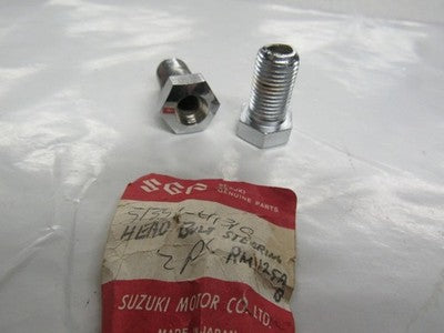 (2) Suzuki steering stem bolt 76-7 RM125 1977-78 RM250 RM370 77-1979 PE175 PE250