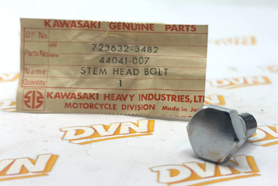 Kawasaki NOS NEW 44041-007 Steering Stem Head Bolt C2 F5 F6 F7 F8 F9 F11 F12MX