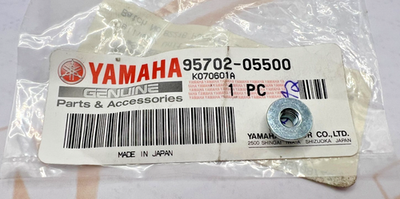 Yamaha NUT, FLANGE 95702-05500-00 OEM NEW