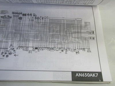 Suzuki Factory Wiring Diagrams Manual genuine factory manual  2007