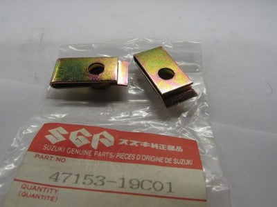 NOS Suzuki GSX600 GSX750 1989-1994 OEM Genuine Frame Cover Plate Nut 47153-19C01