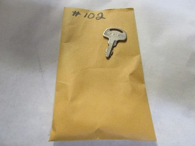 Vintage Suzuki  OEM Factory Pre Cut Motorcycle Key # 102