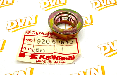 NOS Kawasaki OEM Nut 1986-2000 ZG1200 1986-1987 ZL600 92015-1543