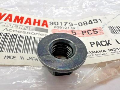New OEM Yamaha 90179-08491-00 Special Shape Nut NOS