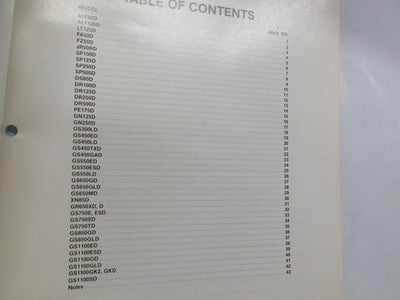 Suzuki Factory Wiring Diagrams Manual 1983 genuine factory manual  1983