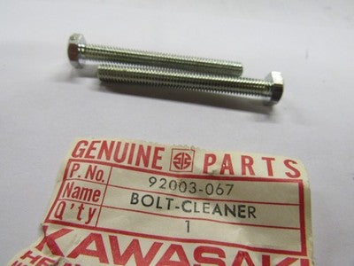 NOS OEM KAWASAKI W1 W1SS W2SS F6 F7 AIR CLEANER FITTING BOLT 92003-067 SOLD AS 2