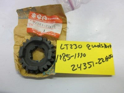 Suzuki LT230 quadsport   oem 5th gear driven 24351-22A00