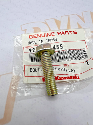 New OEM Kawasaki 92150-1455 Flange Bolt NOS