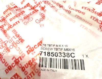 Ducati 71850338C Multistrada Diavel Monster Frame Screw 2015-2024