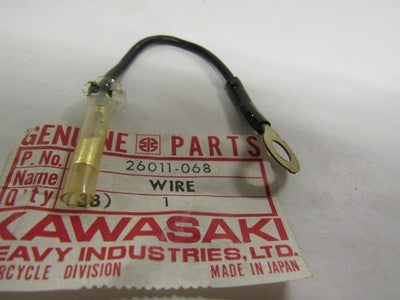 Kawasaki NOS NEW 26011-068 Ground Lead Wire F9 KS KS125
