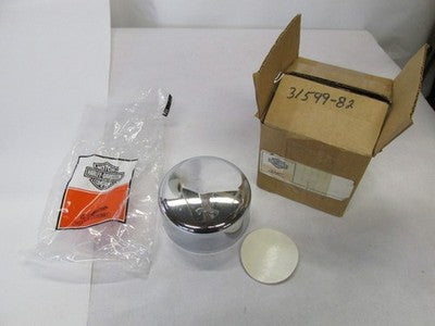 31599-82 HARLEY-DAVIDSON CHROME GENERATOR END COVER 1982- E 84 XL SPORTSTER NOS