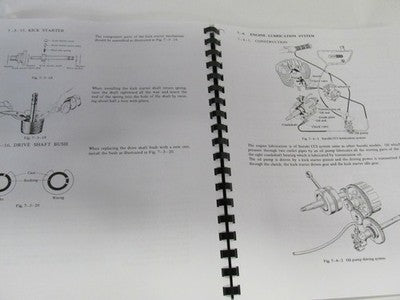 Suzuki RV125 parts and service manual   1973-1975