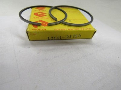 GENUINE NOS Suzuki TS90 Piston Ring Set 2nd Oversize 12141-25750