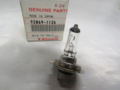 NOS KAWASAKI 92069-1126 HEADLIGHT BULB 12V 55W ZX636 ZR1000 VN2000 EX250 EX650
