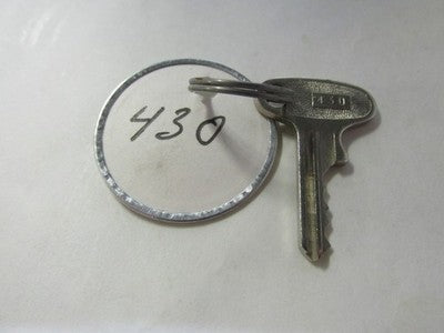 Vintage Yamaha OEM Factory Pre Cut Motorcycle Key # 430