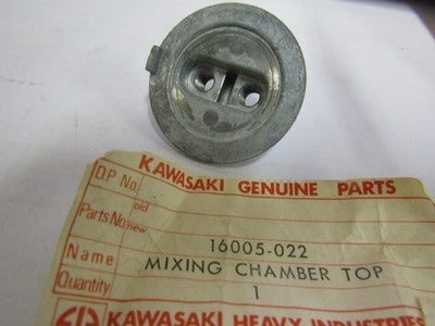 NOS Kawasaki Carburetor Mixing Cap F8 F81M F5 Enduro Big Horn 16005-022