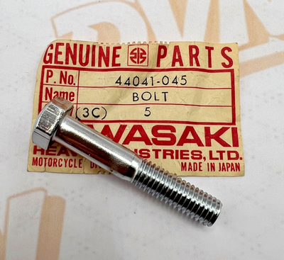 1 NOS Genuine Kawasaki Z1 KZ 900 1000 650 750 Hex Head Bolt OEM 44041-045 NEW