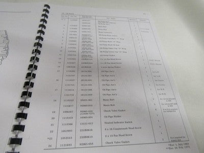 1969 H1 Kawasaki 500 Mach III parts catalogue  H1500