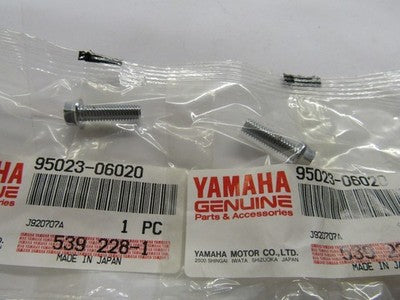 NOS OEM Yamaha Crnkcase Cover Flange Bolt 1984-94 FJ1100 FZ750 YZ250 95023-06020
