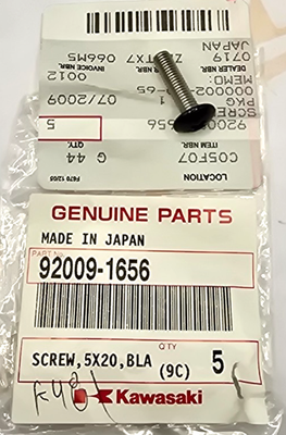 New OEM Kawasaki 92009-1656 Screw NOS