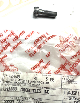 Ducati Screw NOS 77157254B (L-9145)