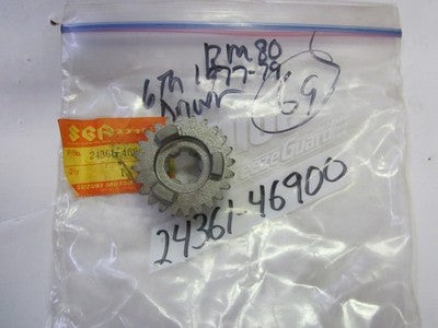 Suzuki RM80 1977-79   oem 6th gear driven   24361-46900