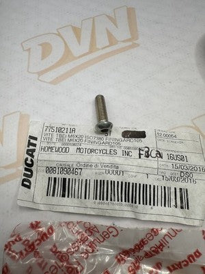 NOS Genuine Ducati 77510211A Factory Hardware 6x20 Allen Screw Bolt Part OEM
