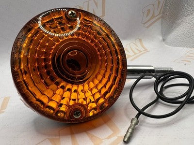 NOS Vintage Suzuki OEM Turn Signal 80s Amber Lens 35600-4