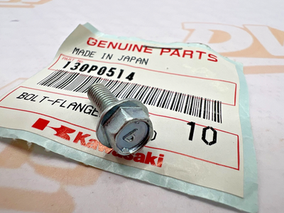 New OEM Kawasaki 130P0514 Flanged Bolt NOS 130p0514
