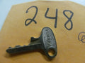 Vintage Yamaha OEM Factory Pre Cut Motorcycle Key # 248