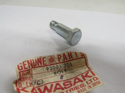 Kawasaki NOS NEW 92003-226 Side Stand Fitting Bolt KZ KZ200