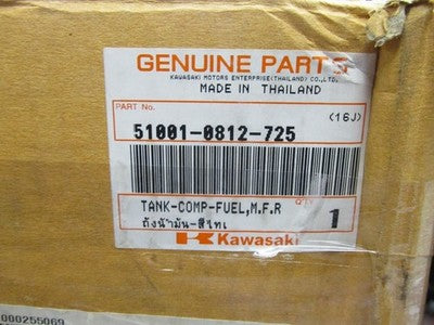 Kawasaki Fuel Tank 2017-2018 Versys M C G  New OEM 51001-0812-725