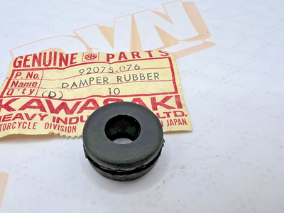 Kawasaki NOS NEW 92075-076 Rubber Damper Z1 H2 S1 S3 F4 F6 F7 F9 F11 G3 G4 G5 JB