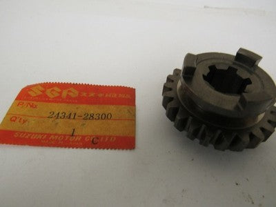 Suzuki TM100 1974-75,RM125 1975  oem 4th gear Driven 24341-28300