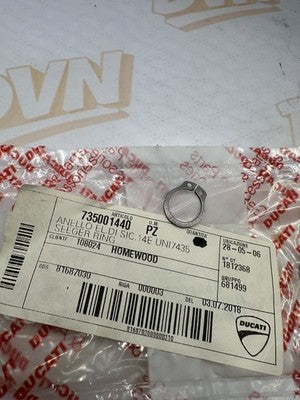 DUCATI 735001440 SEEGER RING CIRCLIP OEM NOS