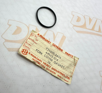 NOS Kawasaki 725610-3456 Fork Cover Gasket OEM