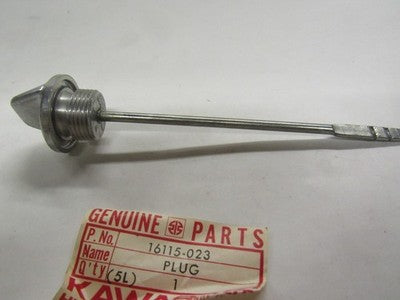 NOS Kawasaki Oil Tank Dipstick Cap Lid 16115-023 KD KE 175