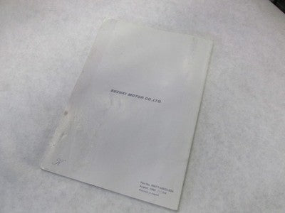 1989 Suzuki RM80 Owners Manual 99011-02B23-03A