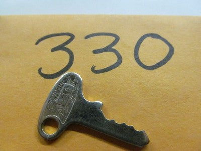 Vintage Yamaha OEM Factory Pre Cut Motorcycle Key # 330